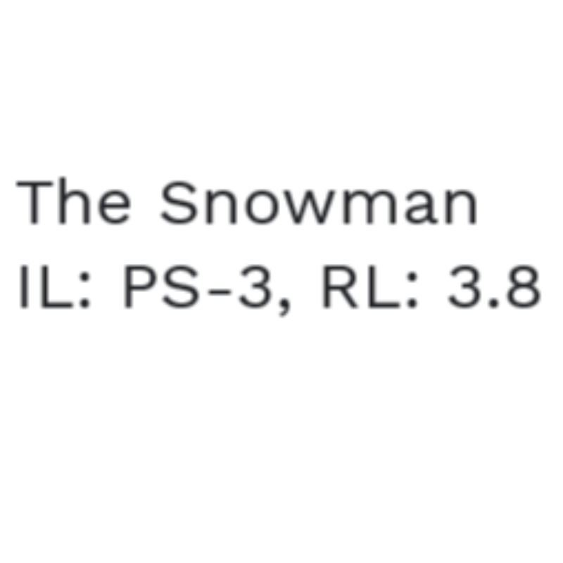 The Snowman   IL: PS-3, RL: 3.8 Main Image