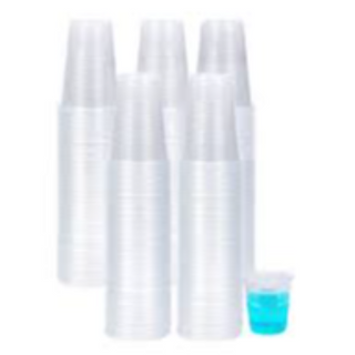 Lilymicky 500 Pack 3 oz Clear Plastic Cups