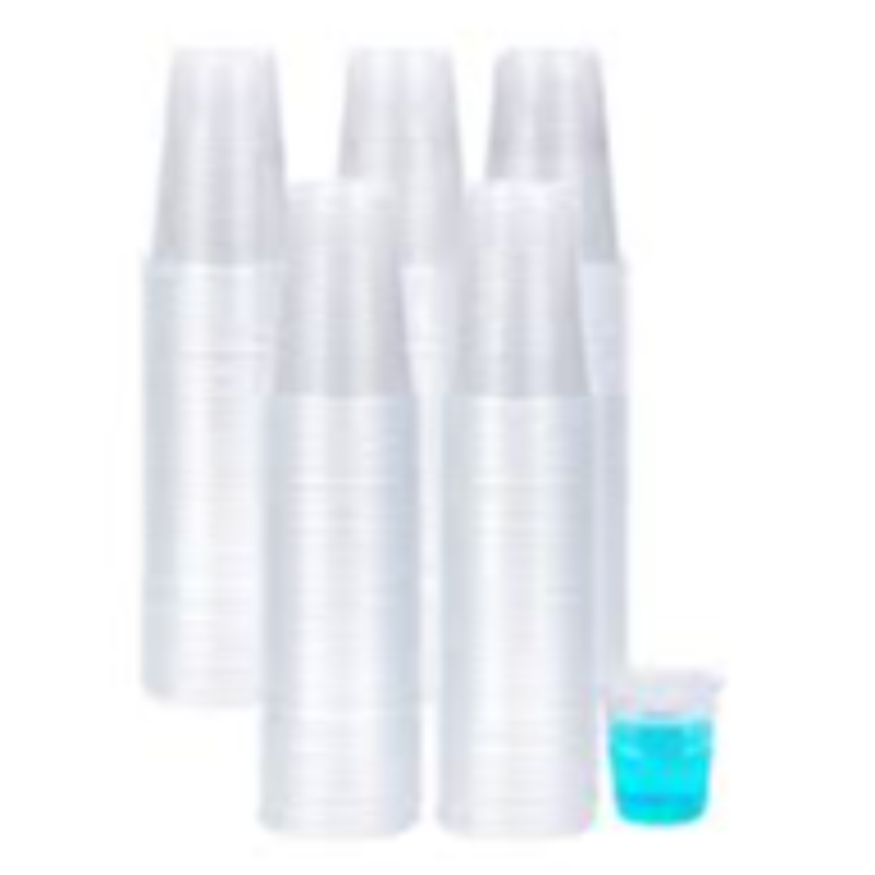 Lilymicky 500 Pack 3 oz Clear Plastic Cups Main Image