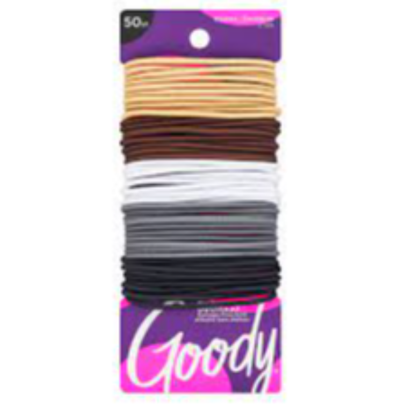 Goody Ouchless Elastic Hair Tie - 50 Count Main Image