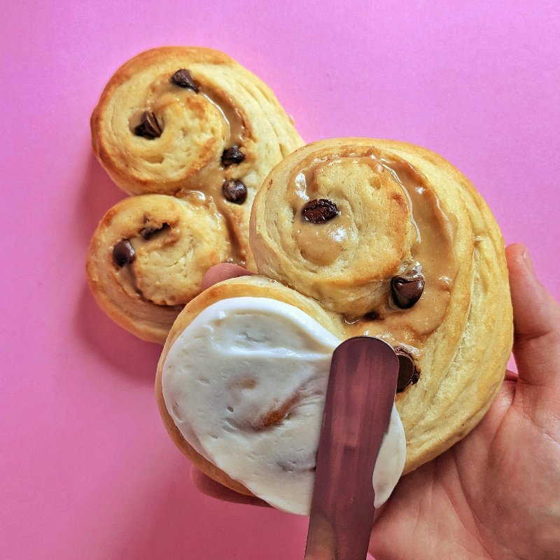 Peanut Butter Chocolate Chip Rolls Main Image