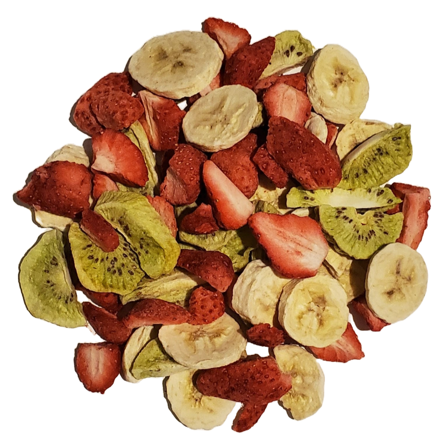Kiwis, fraises et bananes lyophilisés 45g Large Image