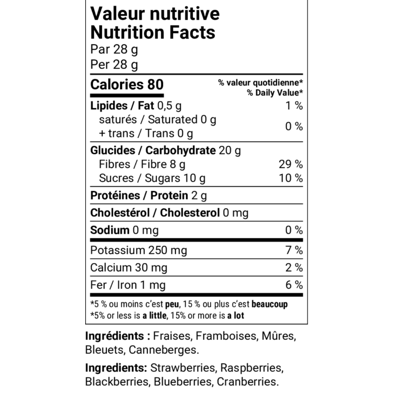 5 baies lyophilisées 25g - Thumbnail (Preview) 2