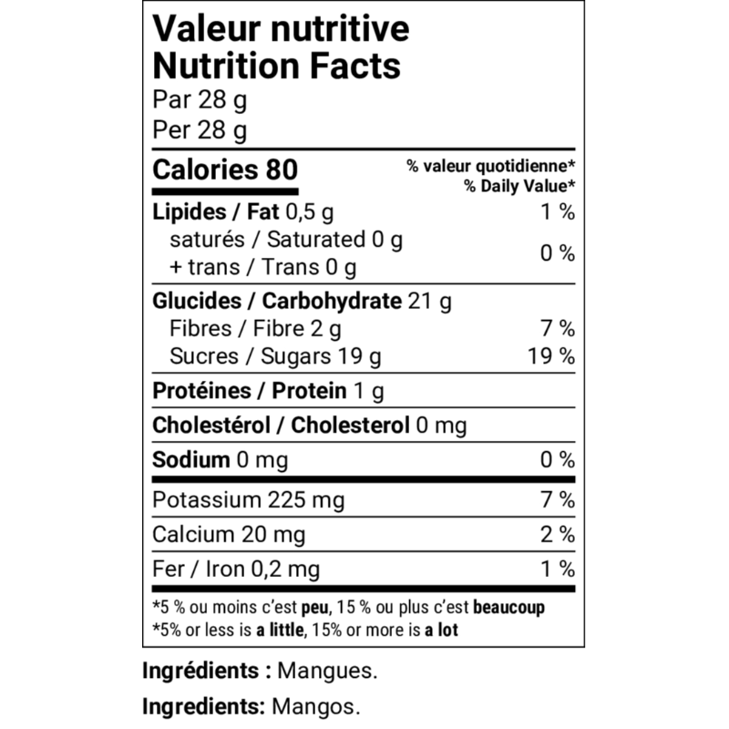 Mangues lyophilisées 40g - Thumbnail (Preview) 2