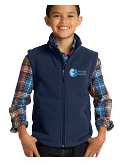 Youth Sweater Fleece Vest Main Image