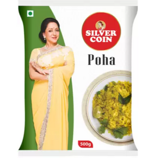 SILVER COIN Poha (Medium Grain)  (0.5 kg)