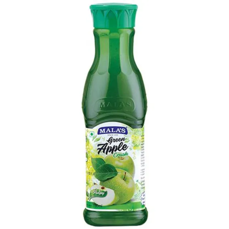 Malas Green Apple Crush - Pulpy, Refreshing Flavour, 750 ml Pet Bottle Main Image