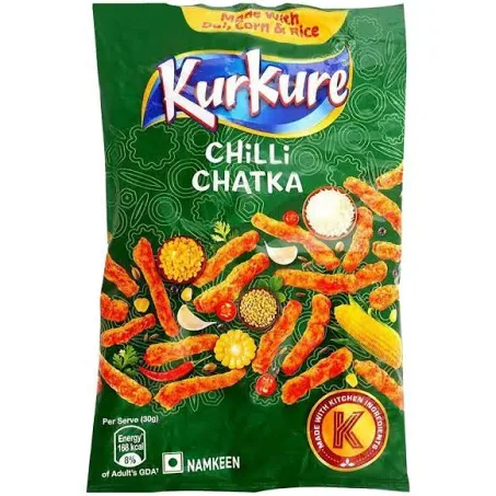 Kurkure Namkeen Chilli Chatka, 36 g