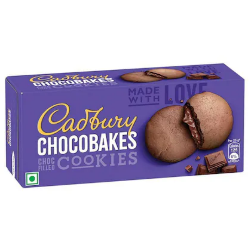 Cadbury Chocobakes ChocFilled Cookies, 75 g  Main Image