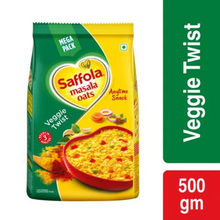 Saffola Masala Oats Veggie Twist, 500g