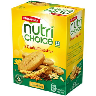 Britannia NutriChoice 5 Grain Digestive Multigrain Biscuits - High Fibre, 200 g