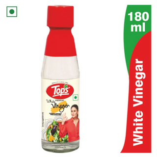 Tops Vinegar - Plain, 180 ml Plastic Bottle