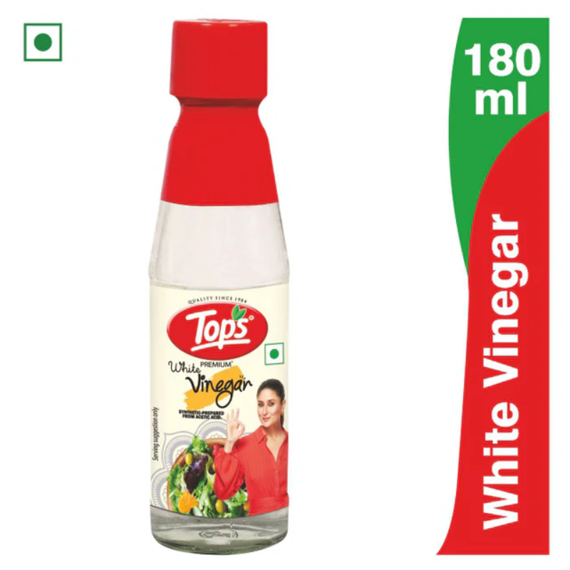 Tops Vinegar - Plain, 180 ml Plastic Bottle Main Image