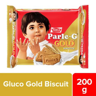 Parle G Gold - Gluco Biscuits, 200 g Pouch