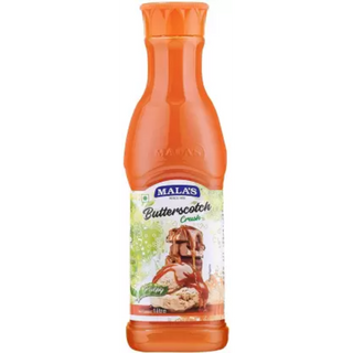 MALAS Fruit Crush Syrup for Cake, Butterscotch, 750ml