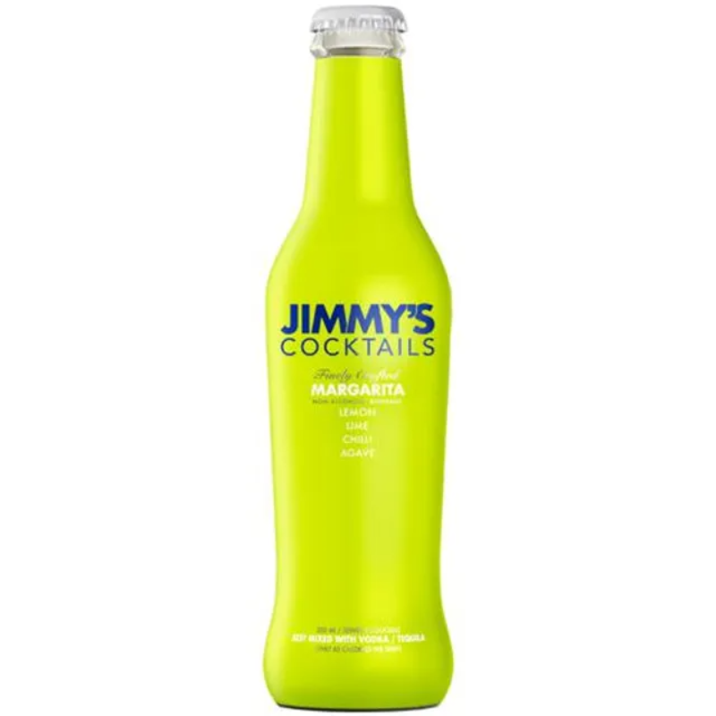 JIMMY'S COCKTAILS Margarita Non-Alcoholic Beverage - Lemon, Lime, Chili, Agave, 250 ml Bottle Main Image