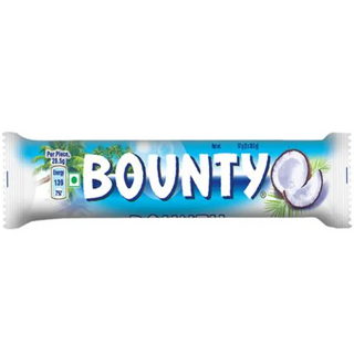 Bounty Milk Chocolate Bar - Coconut Filled, 57 g