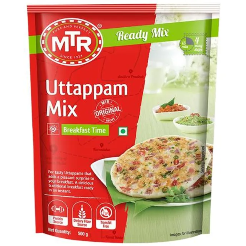 MTR Original Uttappam Ready Mix, 500 g Pouch Main Image