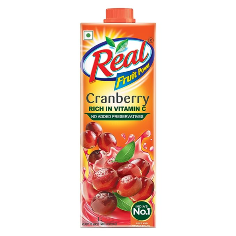 Real Fruit Power - Cranberry (1L Pack) Main Image