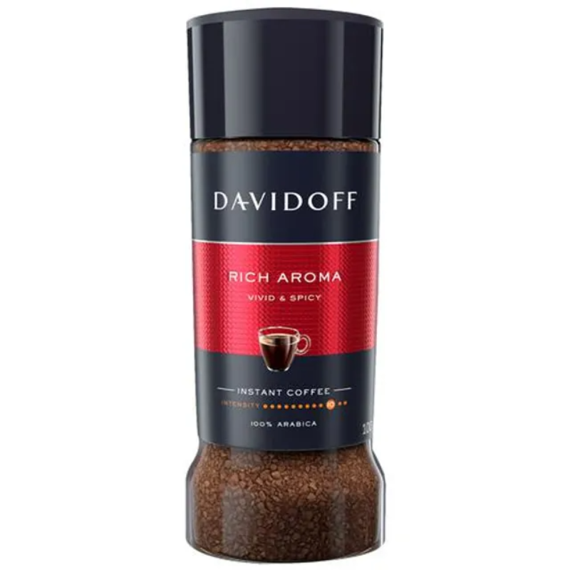 Davidoff Rich Aroma Instant Coffee, 100 g Bottle Main Image