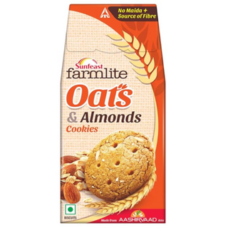 Sunfeast Farmlite Digestive Oats with Almond Biscuit, 150g