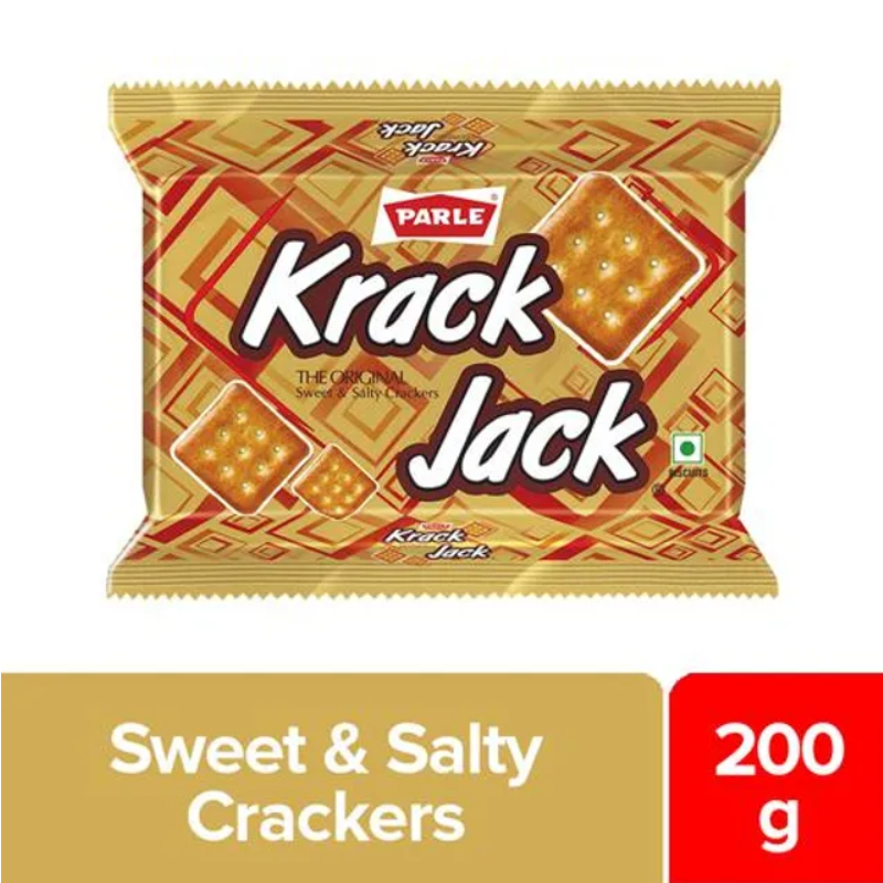 Parle Krackjack Biscuits, 200 g Pouch Main Image