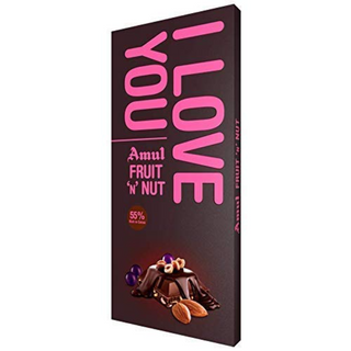 Amul Dark Chocolate Fruit N Nut (150 g)