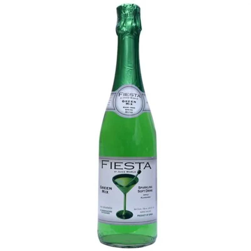 Fiesta Sparkling Soft Drink - Apple Flavoured (Green Mix), 750ml Bottle Main Image