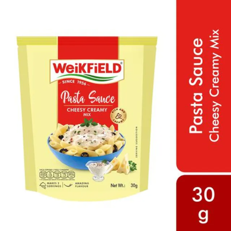 Weikfield Pasta Sauce - Cheesy Creamy Mix, Instant Pasta Sauce, 30 g Pouch Main Image