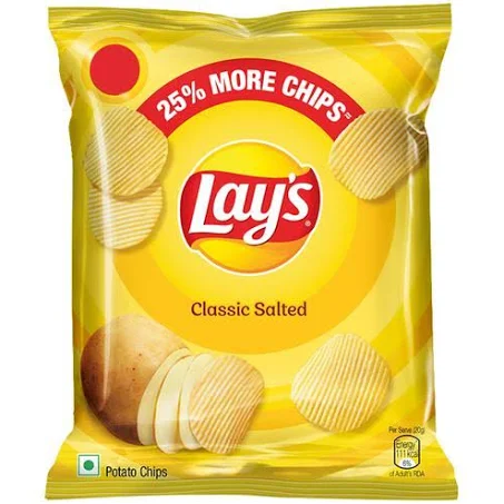 Lays Potato Chips - Simple Classic Salted, 23 g Pouch