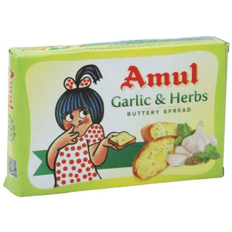 Amul Garlic & Herbs Buttery Spread, 100 g Carton Main Image