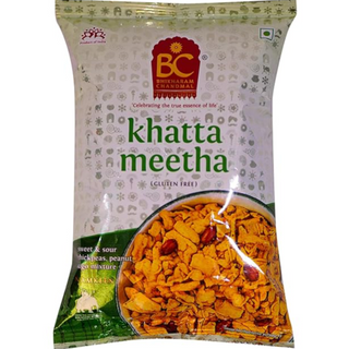 Bhikharam Chandmal - Khatta Metha - Namkeen - Indian Snacks - 200 Grams 