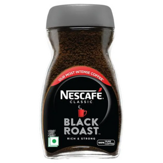 Nescafe Classic Black Roast Instant Coffee - Rich & Dark, 100% Pure, Soluble Powder, 95 g Jar