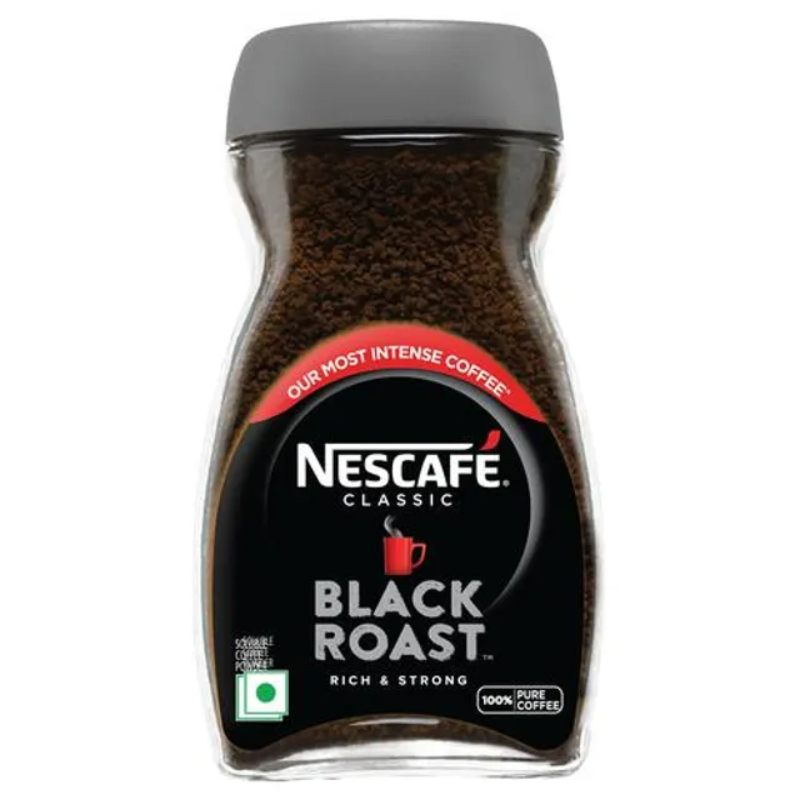 Nescafe Classic Black Roast Instant Coffee - Rich & Dark, 100% Pure, Soluble Powder, 95 g Jar Main Image