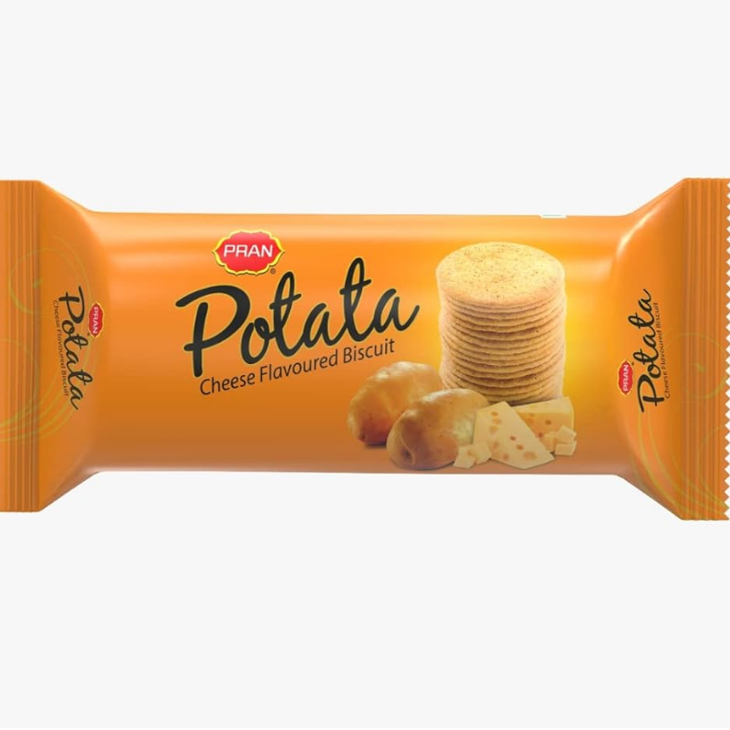 Pran Potata Cheese Flavoured Biscuit original imported - 75Gm Main Image