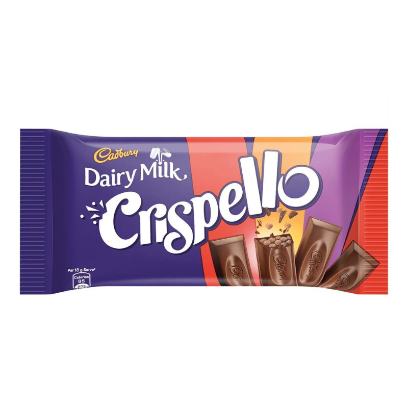 Cadbury Dairy Milk Crispello Chocolate Bar, 35g Main Image