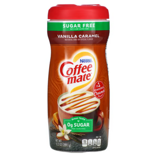 Coffee Mate, Powder Coffee Creamer, Sugar Free, Vanilla Caramel,