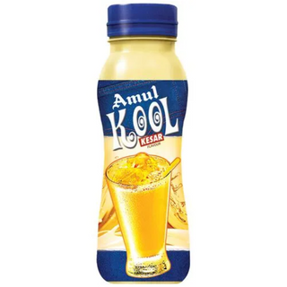 Amul Kool Milk - Kesar Flavour, (180 ml) Pet Bottle