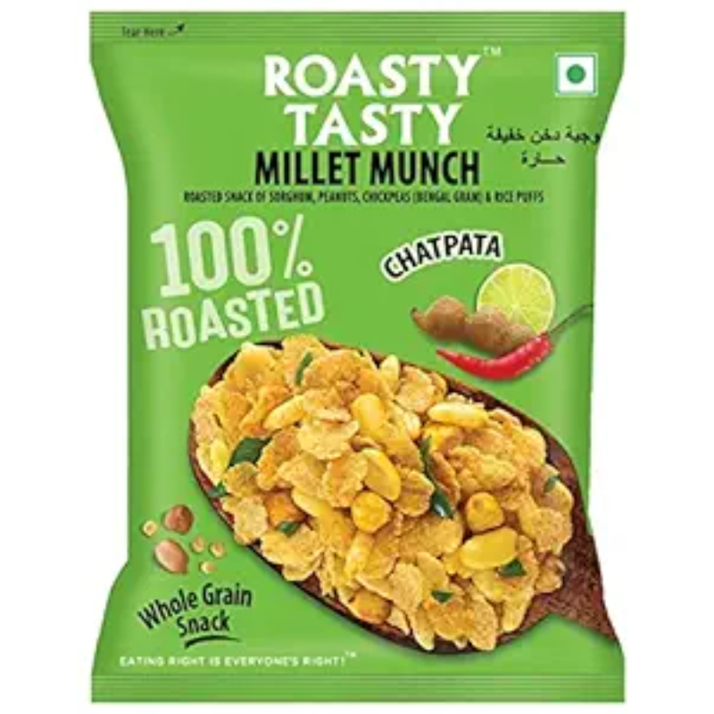 Roasty Tasty Millet Munch Chatpata Namkeen Snack  150gm Main Image