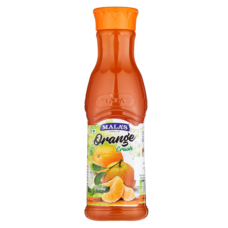 Mala's Orange Crush, 750 ml Pet Bottle