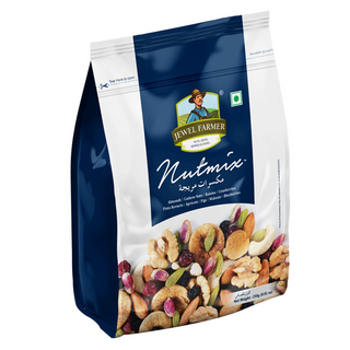 JEWEL FARMER Ready to Eat with Almonds, Cashews, Raisins, Cranberries, Pistachio Kernels, Apricots, Figs, Walnuts and Blueberries (250g)