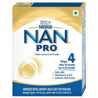 Nestlé Nan Pro 1 Infant Formula With Probiotic (Up To 6 Months), Stage 1-400G Bag-In-Box Pack, Powder