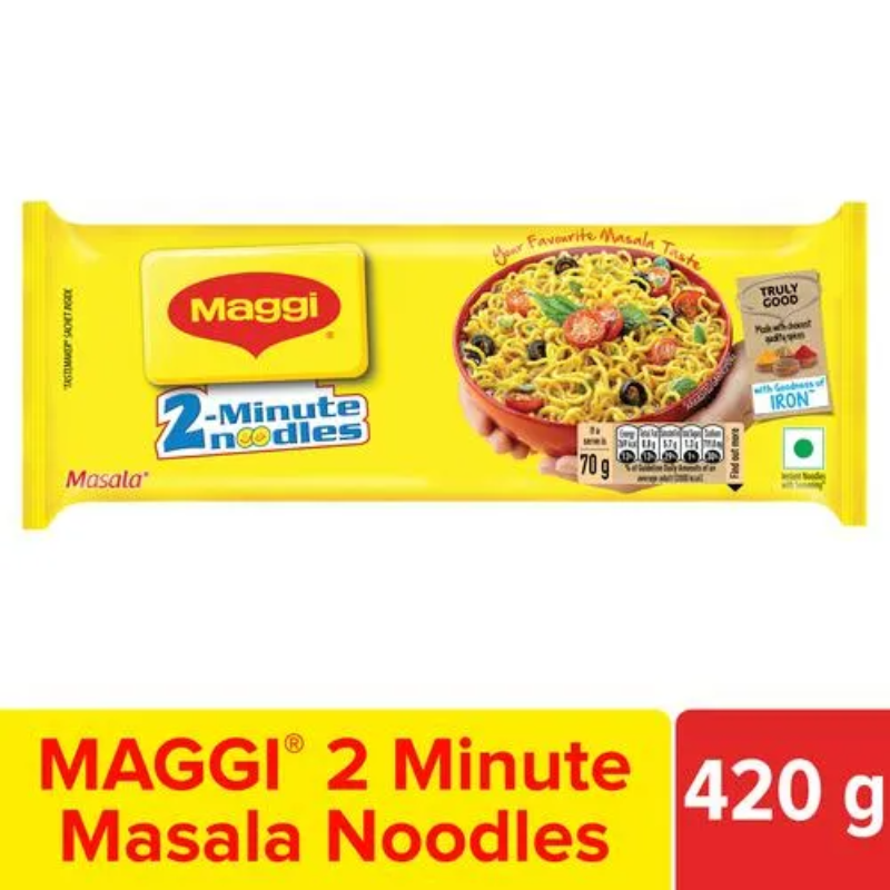 MAGGI MAGGI 2-Min Masala Instant Noodles, 420 g Pouch Main Image