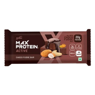 RiteBite Max Protein Bars Choco Fudge 20 g Active Protein Bar - Healthy Protein Snacks, 75 g