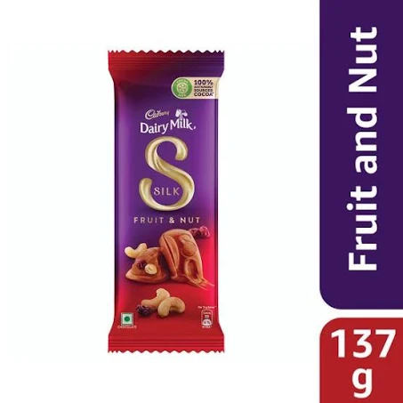 Cadbury Dairy Milk Silk Fruit & Nut (137 g)