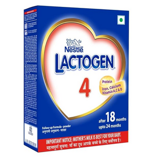 Lactogen Nestlé Lactogen 4 Follow-Up Formula Powder - After 18 Months Upto 24 Months, Stage 4, 400G Bag-In-Box Pack, Infant