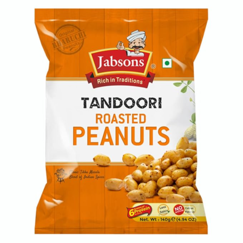 Jabsons Tandoori Roasted Peanuts 140g Main Image