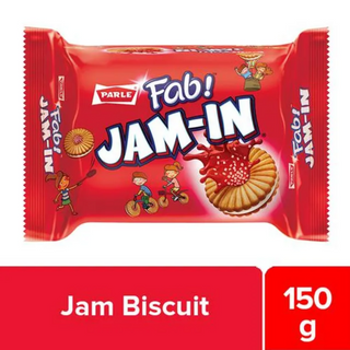 Parle Fab! Jam-in Black Currant Flavoured Jam Biscuits, 150g