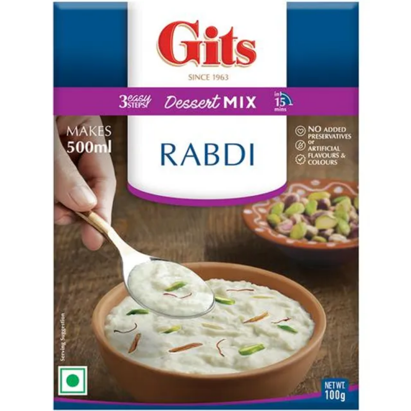 Gits Dessert Mix - Rabdi, 100 g Carton Main Image