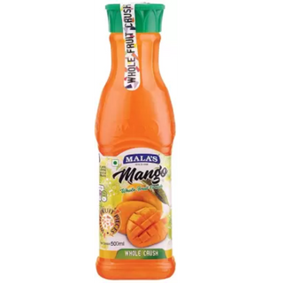 Mala's Mango Crush -500 ML (FRUIT CRUSH)-500ML  (500 ml)